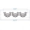 Alencon Lace Stencil – C - Image 2