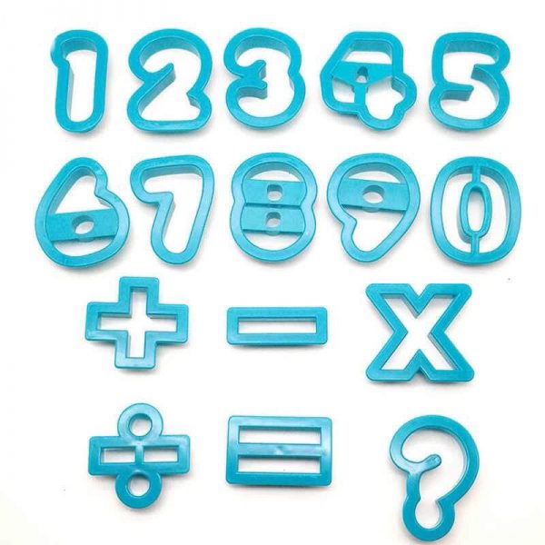 16 Pieces – Numerals & Symbols Cutter