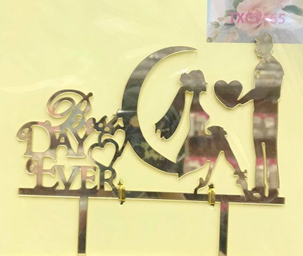 Acrylic Cake Topper – Best Ever Day