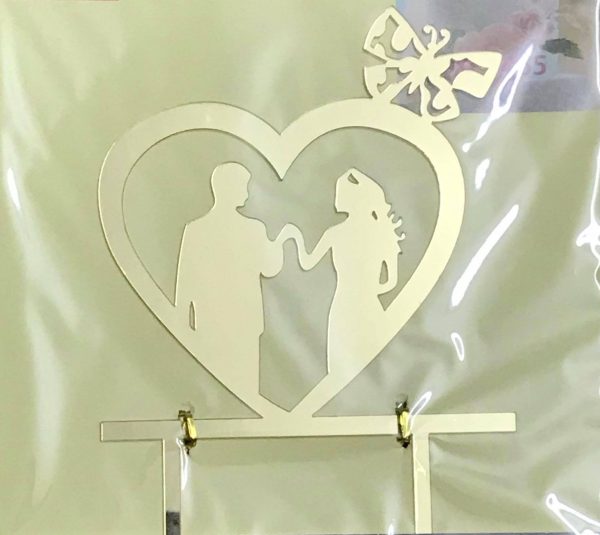 Acrylic Cake Topper – Wedding Couple