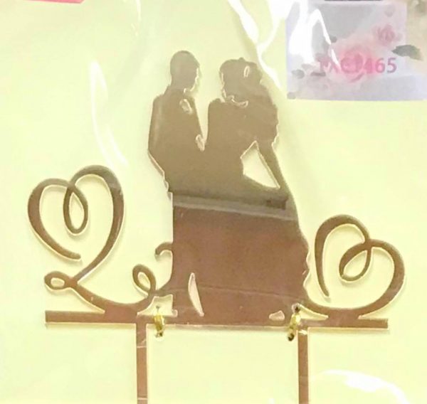 Acrylic Cake Topper – Lovely Couple